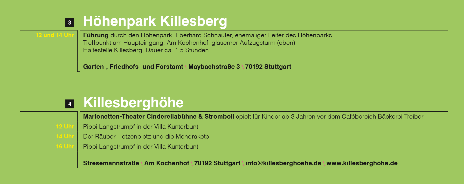 Sommerfest am Killesberg